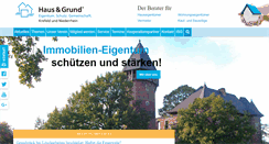 Desktop Screenshot of haus-und-grund-kr.de